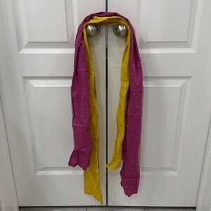 2 new Fossil Pink and Yellow Scarves